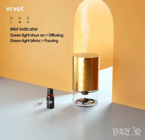 Безводен дифузер Етерично масло за ароматизиращ въздух за домашна ароматерапия, снимка 2 - Други стоки за дома - 49747543