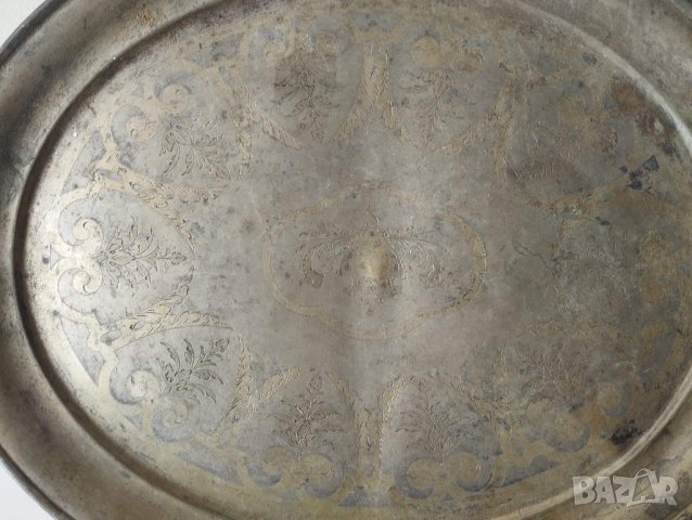 Бароков поднос,табла, снимка 2 - Антикварни и старинни предмети - 42192333