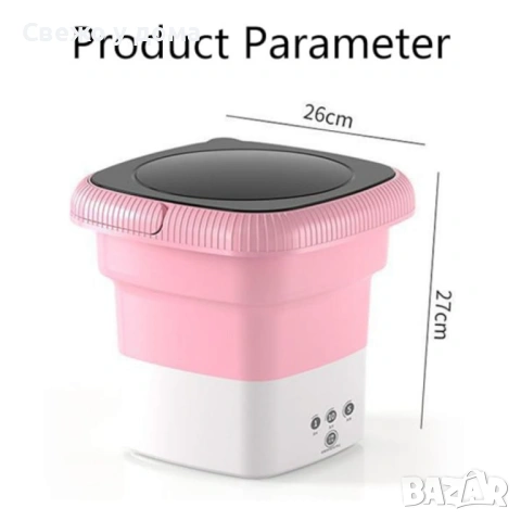 Мини сгъваема преносима пералня – 6.5 L с ГАРАНЦИЯ , снимка 6 - Перални - 54078866