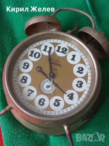 ARADORA MADE IN ROMANIA Стар РУМЪНСКИ КОЛЕКЦИОНЕРСКИ МЕХАНИЧЕН ВИНТИДЖ БУДИЛНИК АРАДОРА 43676, снимка 17 - Антикварни и старинни предмети - 44466016