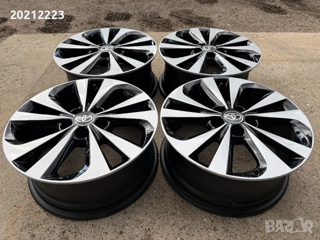 4 броя алуминиеви джанти за Toyota Auris,Corolla,Camry,Prius 17, снимка 5 - Гуми и джанти - 56199850