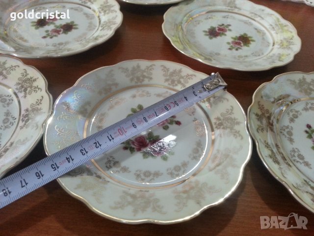 Стар порцелан Чехословакия чинии , снимка 5 - Антикварни и старинни предмети - 42144612