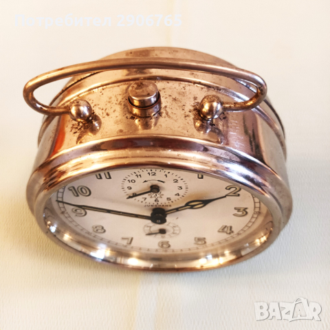 Часовник будилник Германски Китайски и Руски работещи, снимка 3 - Антикварни и старинни предмети - 44618285
