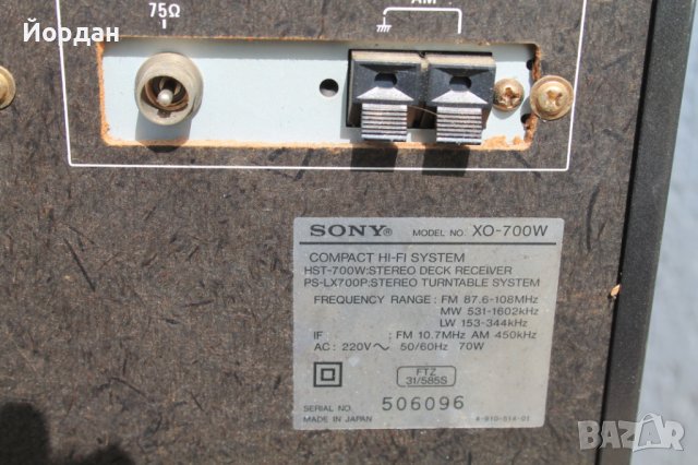 Уредба ''Sony XO''-700 W, снимка 10 - Други - 40486342