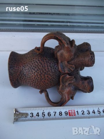 Ваза върху три слона, снимка 4 - Вази - 29894522