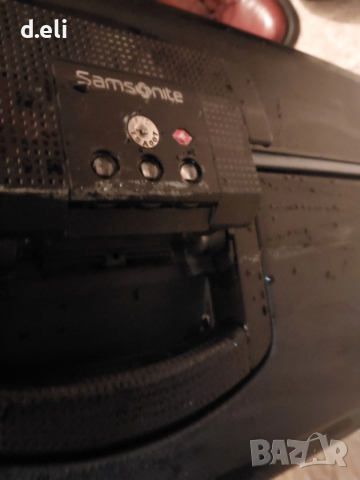 Samsonite. Original Пластмасов куфар с две колелца, снимка 7 - Куфари - 46200267