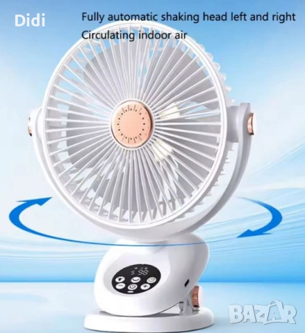 Настолен вентилатор с дистанционно управление , снимка 3 - Вентилатори - 54361629