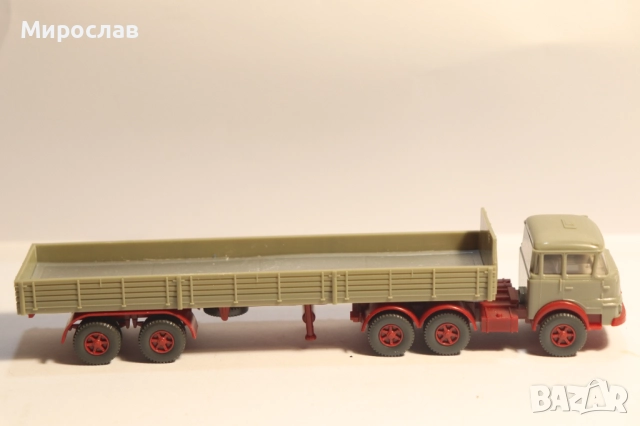 WIKING H0 1/87 KRUPP РЕМАРКЕ КАМИОН МОДЕЛ, снимка 3 - Колекции - 52505854
