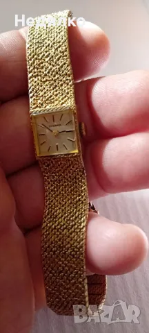 Dugena,позлатен винтидж дамски часовник, снимка 2 - Антикварни и старинни предмети - 48572600