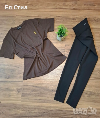 🤍🤍Тениска YSL Памук бродирано лого С/М М/Л Л/ХЛ оувърсайз модел 19 €, снимка 4 - Тениски - 53643779