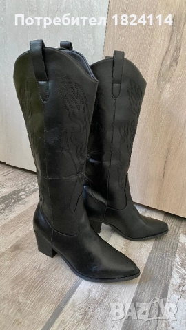 Дамски каубойски ботуши, снимка 10 - Дамски ботуши - 51653686