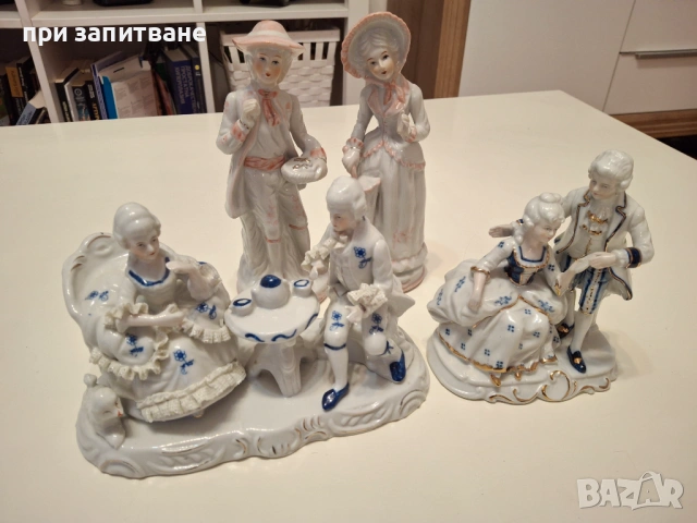 Стар порцелан във викториански стил и по-нов Швеция