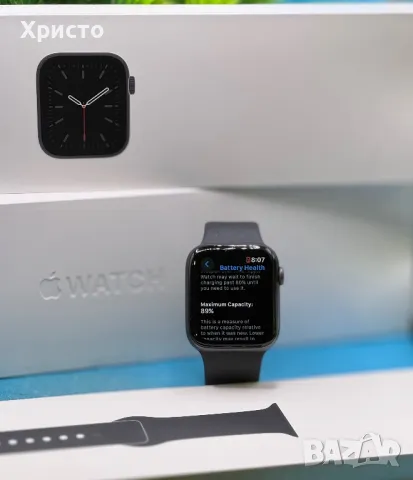 Apple Watch 6, GPS, Корпус Space Gray Aluminium 44mm , снимка 5 - Смарт часовници - 48814062