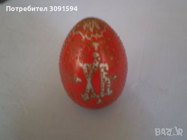 Руско ръчно рисувано дървено яйце, снимка 12 - Антикварни и старинни предмети - 36896457