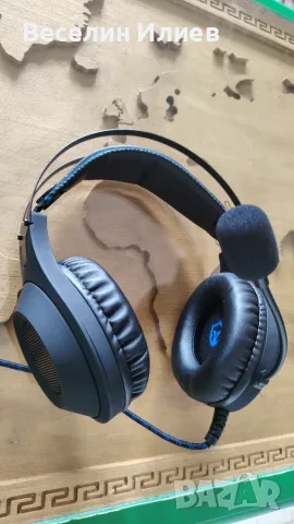 Battletron Gaming Headset - геймърски слушалки с микрофон и LED, снимка 3 - Слушалки за компютър - 56223438
