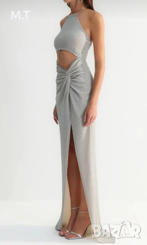 Нова официална бална рокля размер С, снимка 4 - Рокли - 51150511