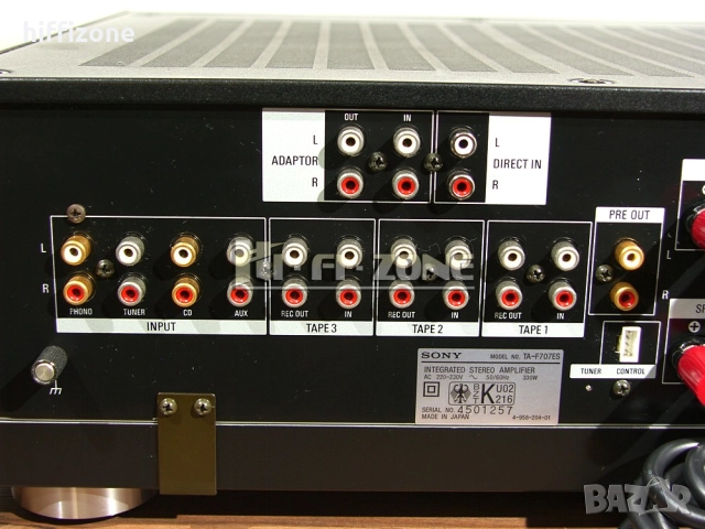 Усилвател   Sony ta-f707es /1 , снимка 9 - Ресийвъри, усилватели, смесителни пултове - 51606214