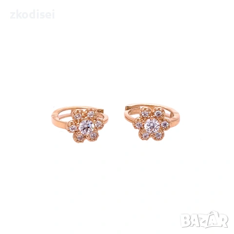 Златни детски обеци 1,82гр. 14кр. проба:585 модел:37692-5