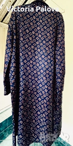 Елегантен мъжки халат Seidensticker - луксозен триацетат 100%, колекционерско качество , снимка 6 - Други - 53982896