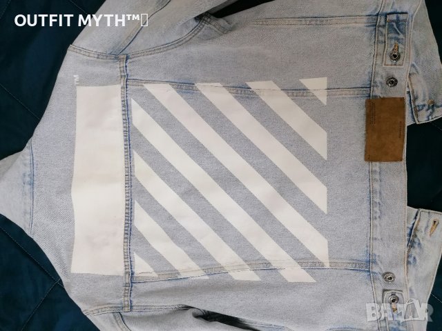 OFF-WHITE ОРИГИНАЛНО ДЪНКЕНО УНИСЕКС ЯКЕ , снимка 9 - Якета - 42749113