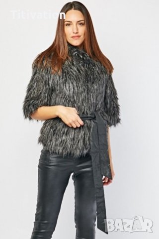 Палта от еко косъм, снимка 6 - Палта, манта - 35121655