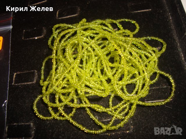 ХИЛЯДИ МЪНИСТА НАНИЗ НЕЖНО РЕТРО АРТ КОЛИЕ ОГЪРЛИЦА РЪЧНА ИЗРАБОТКА 19241, снимка 5 - Колиета, медальони, синджири - 31450823