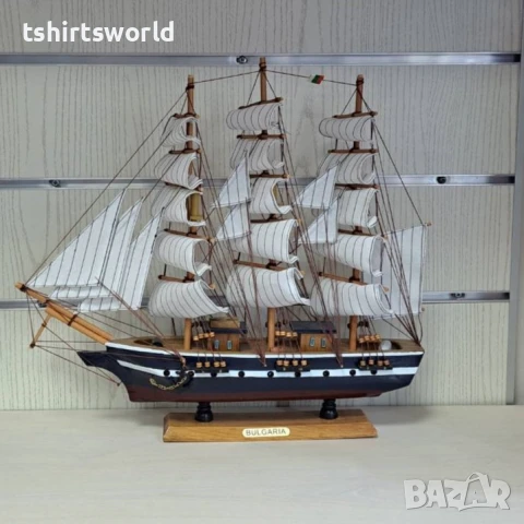 Морски сувенир - Голям Кораб - Макет 50см, снимка 2 - Морски сувенири - 50908559