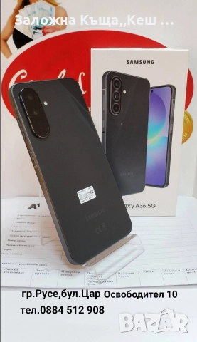 Samsung Galaxy A36 5G 256GB. НОВ. Гаранция 24 м.Цена 420 лв., снимка 2 - Samsung - 52944284
