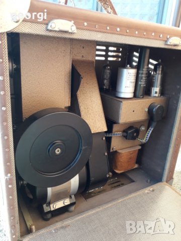 Ретро немска преносима кино машина, снимка 3 - Колекции - 31265745