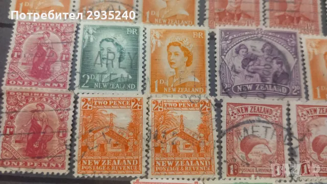 Марки New Zealand, снимка 4 - Филателия - 48998251