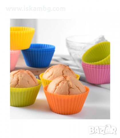 СИЛИКОНОВИ ФОРМИ ЗА КЕКСЧЕТА - код  2763