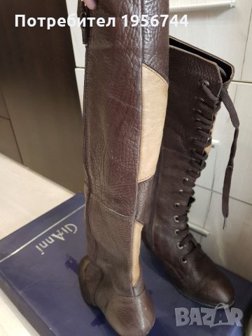 Ботуши Gianni#естествена кожа 38н, снимка 5 - Дамски ботуши - 34449992