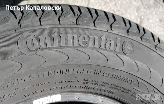 Гуми 235 65 16 C Ц Континентал Continental. Налични са 6 броя. Цената е за брой гума. Нов внос. , снимка 10 - Гуми и джанти - 49572785