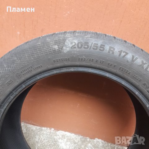 Продавам гуми Континентал 205/55/R17, снимка 3 - Гуми и джанти - 44341526