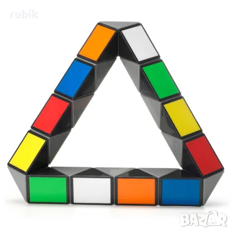 Оригинален магически пъзел Rubik's Twist Magic Snake - С цветни пластини, снимка 2 - Игри и пъзели - 49752050