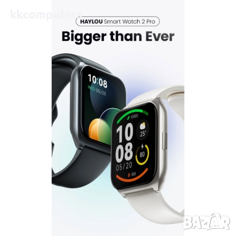 HAYLOU Watch 2 Pro Смарт часовник- 1.85", 100 спорта, мониторинг на нивото на кислород в кръвта и съ, снимка 2 - Смарт часовници - 52533912