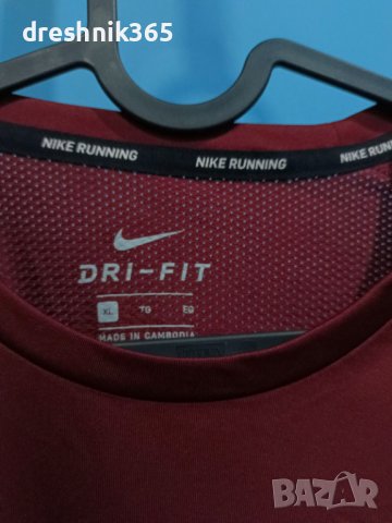 NIKE Спортна Блуза/Мъжка L/XL, снимка 2 - Спортни дрехи, екипи - 42441824