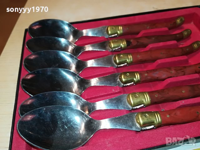 lou laguiole france-6бр лъжици от франция 0511221835, снимка 13 - Антикварни и старинни предмети - 38571186
