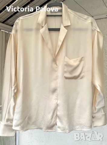 LUXURY копринена блуза/риза VINCE., снимка 6 - Ризи - 51424339