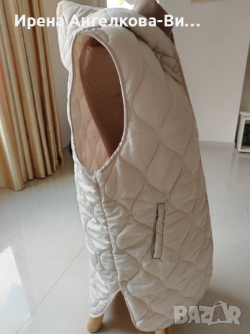 Дамски елек с качулка, снимка 3 - Елеци - 54204434