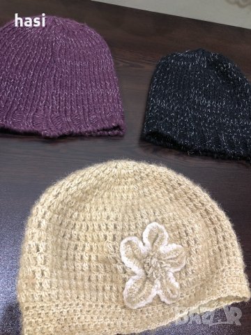 Плетени шапки, снимка 1 - Шапки - 31880976