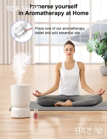 Интелигентен овлажнител CLEVAST, с горно пълнене 3 л Cool Mist, снимка 2 - Овлажнители и пречистватели за въздух - 49866378