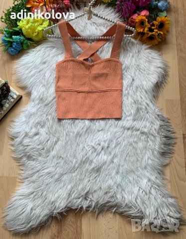 Прасковен топ/потник, снимка 1