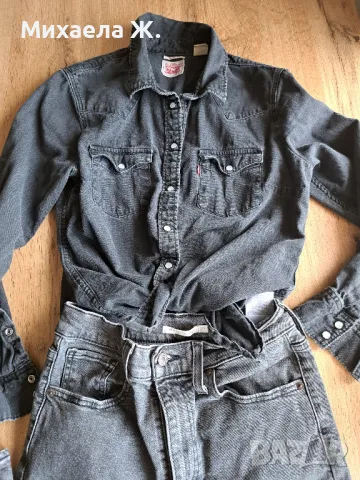 Сет риза и дънки Levi's M размер, снимка 3 - Ризи - 49920243