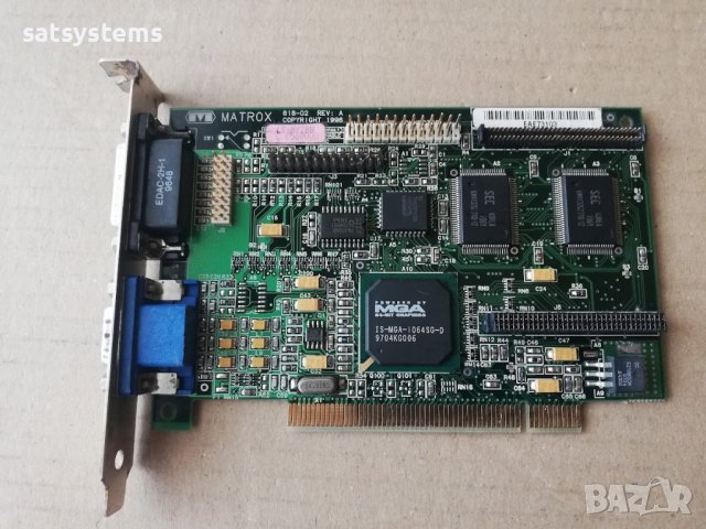 Видео карта Matrox MGA-MYST/2BN 618-02 REV.A 2MB PCI, снимка 1 - Видеокарти - 38966509