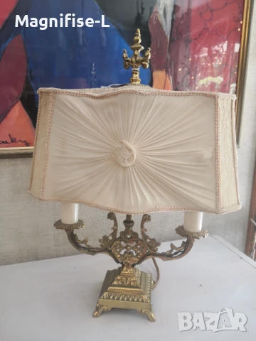 Настолна лампа месинг 