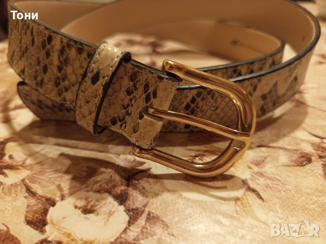 H&M Нов Красив Дамски Кожен Колан М/115см., снимка 8 - Колани - 52684500