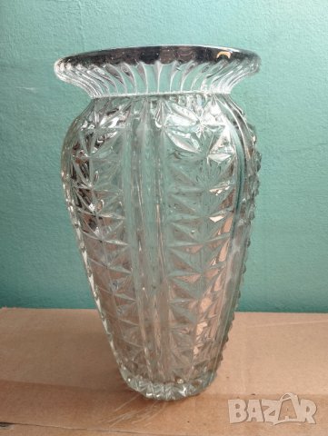 Кристална ваза арт деко