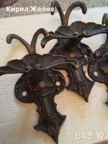 Закачалки стари бронзови 34204, снимка 2 - Колекции - 38815486