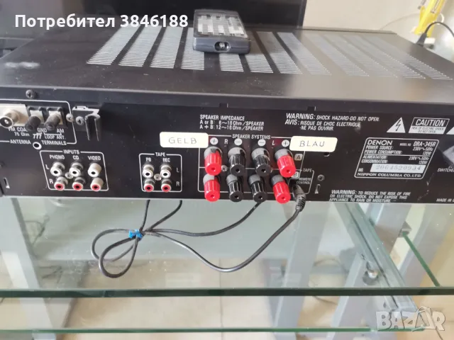 Denon DRA345R, снимка 5 - Ресийвъри, усилватели, смесителни пултове - 47334669